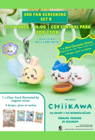 Film FS 3 SET B CHIIKAWA THE MOVIE: THE SECRET OF THE MERMAID ISLAND