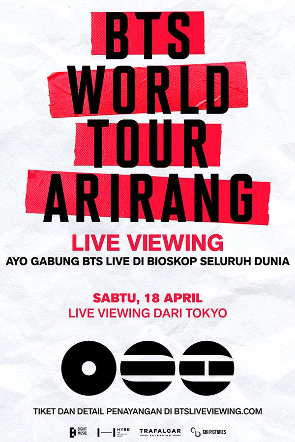 Film BTS WORLD TOUR 'ARIRANG' IN TOKYO: LIVE VIEWING