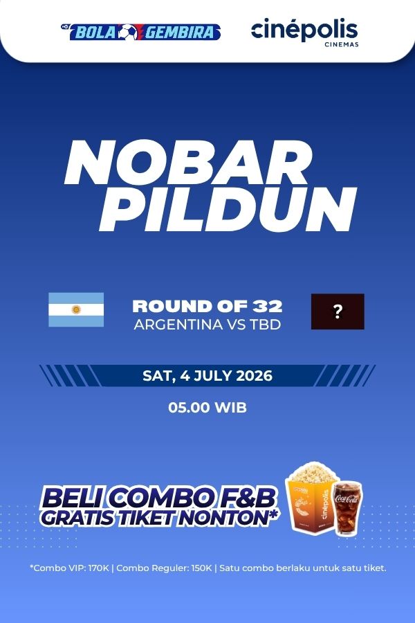 Film NOBAR PILDUN 32 BESAR: ARGENTINA VS CABO VERDE
